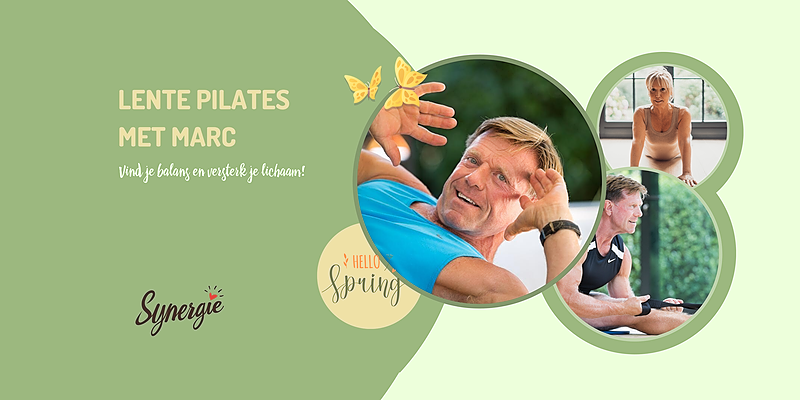 NIEUW SYNERGYM, LENTE PILATES - 21/03/2024 TOT 01/07/2024